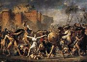 Jacques-Louis David The Intervention of the Sabine Women painting